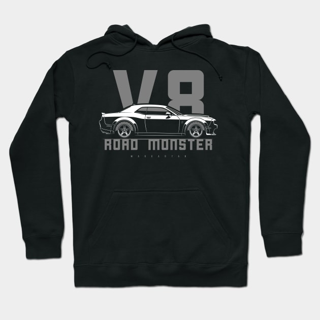 Road monster Hoodie by Markaryan